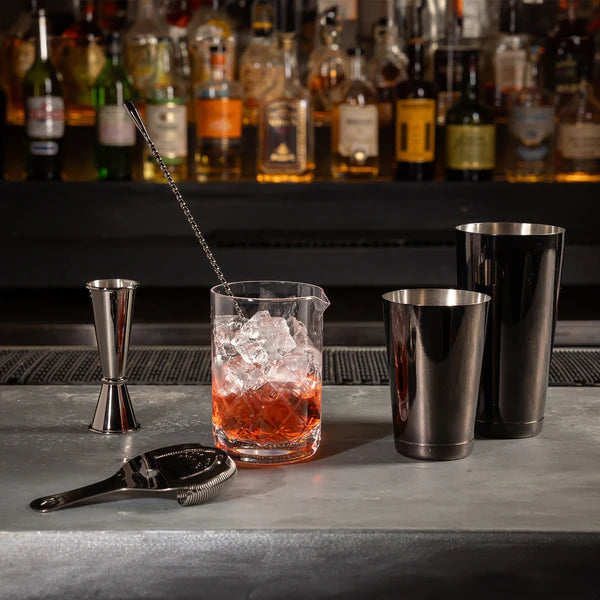 ESSENTIAL COCKTAIL SET GUNMETAL BLACK