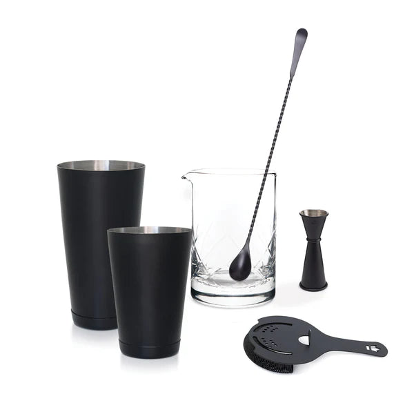 ESSENTIAL COCKTAIL SET MATTE BLACK
