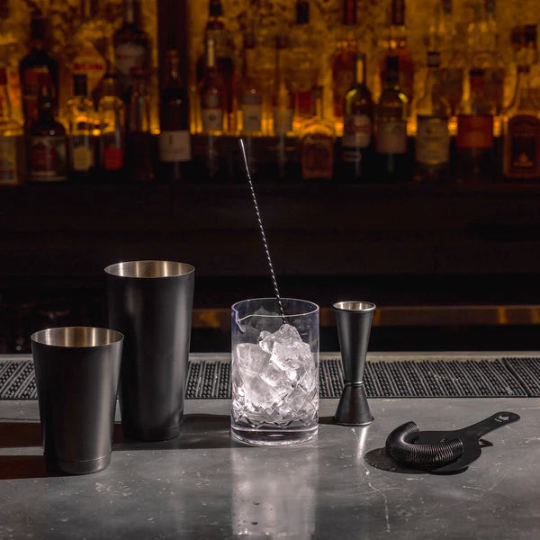 ESSENTIAL COCKTAIL SET MATTE BLACK