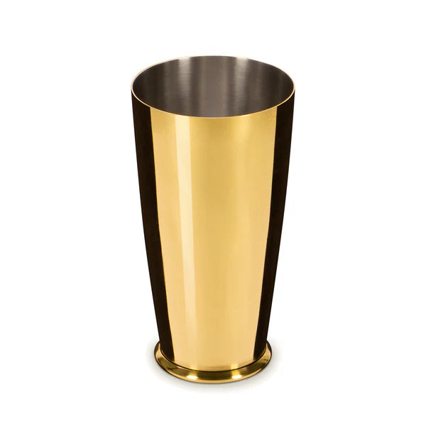 LEOPOLD™ LARGE WEIGHTED SHAKING TIN GOLD-PLATED / 28oz