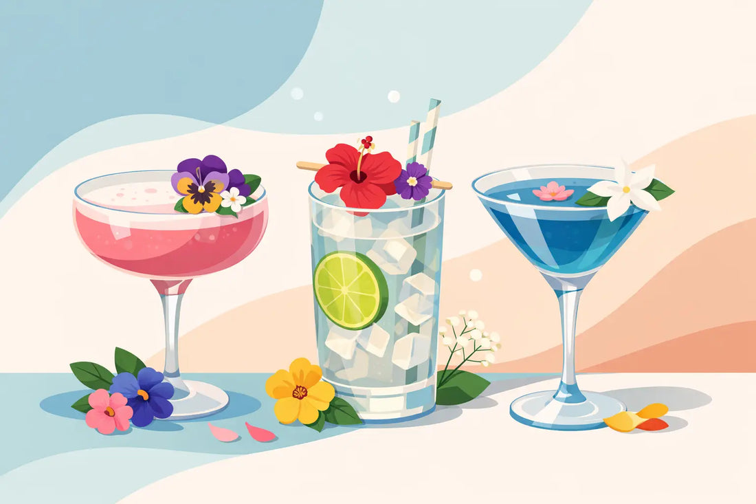Edible Flowers for Cocktails: Better Garnishes