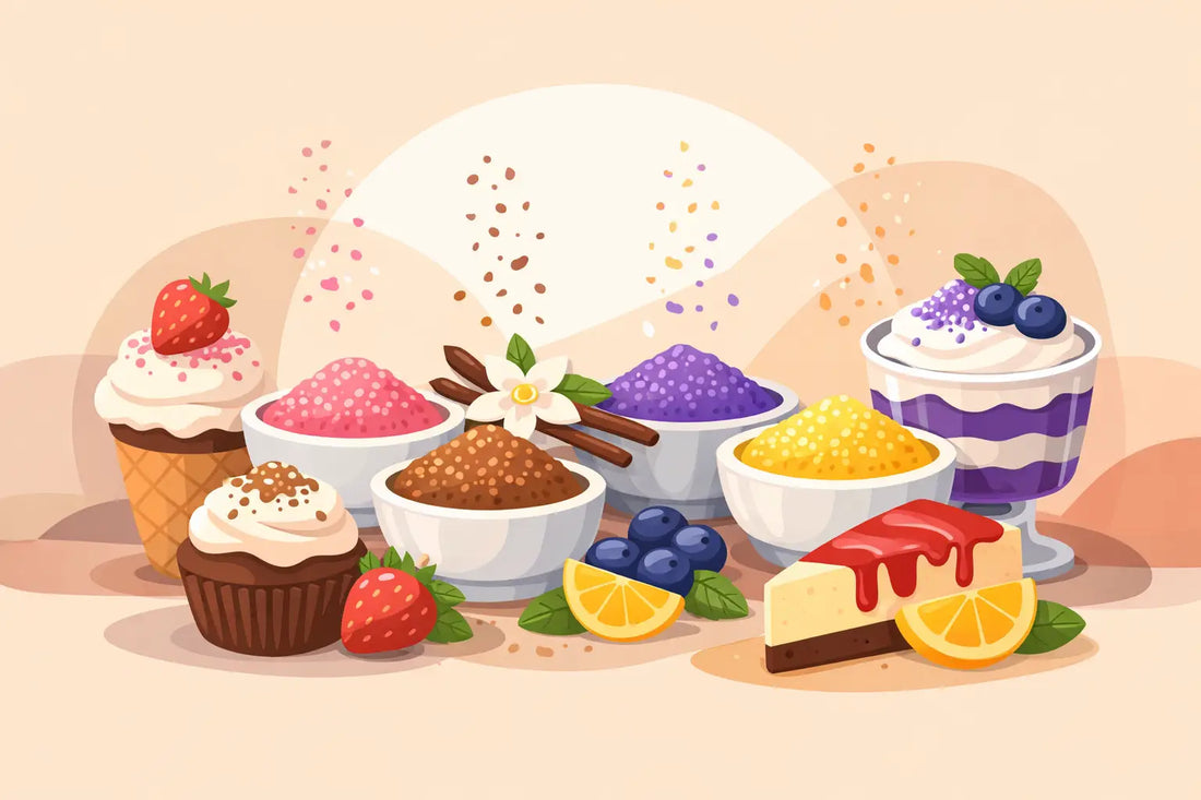 Flavored Sugar for Dessert Toppings: 8 Ideas
