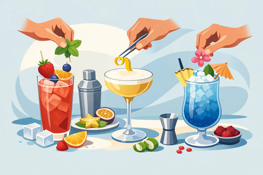 How to Garnish Mocktails for a Polished Finish
