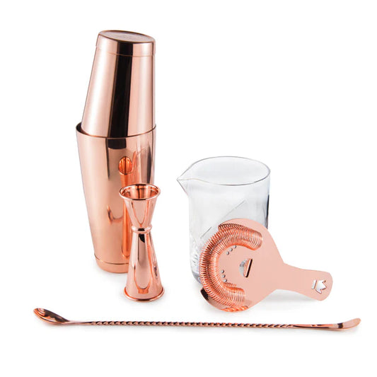 ESSENTIAL COCKTAIL SET COPPER-PLATED