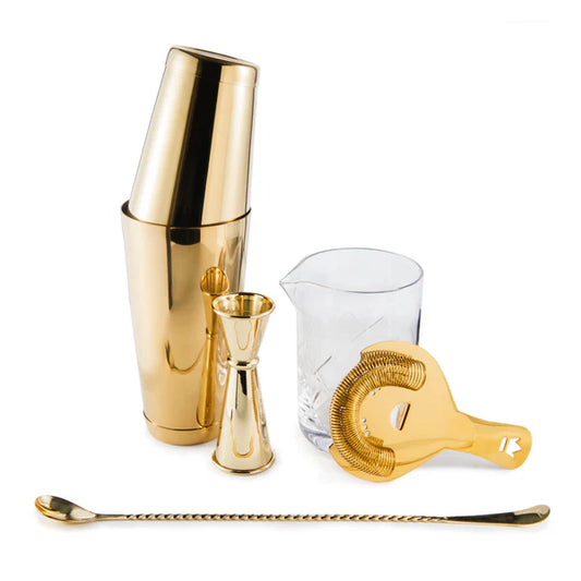 ESSENTIAL COCKTAIL SET GOLD-PLATED