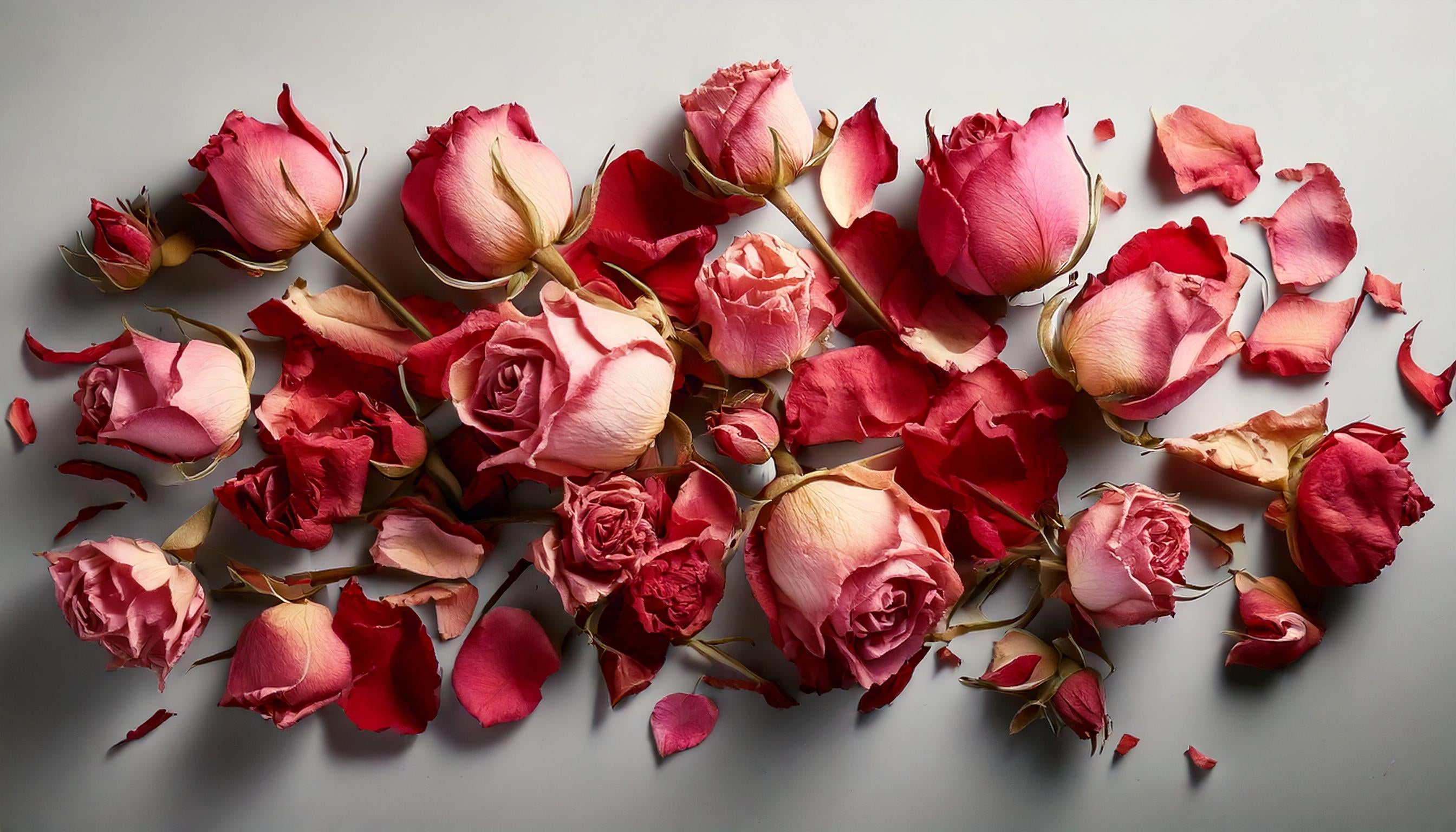 Dehydrated Rose Buds & Petals