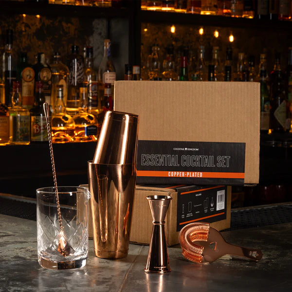 ESSENTIAL COCKTAIL SET COPPER-PLATED