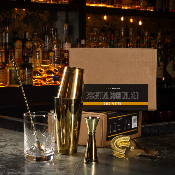 ESSENTIAL COCKTAIL SET GOLD-PLATED