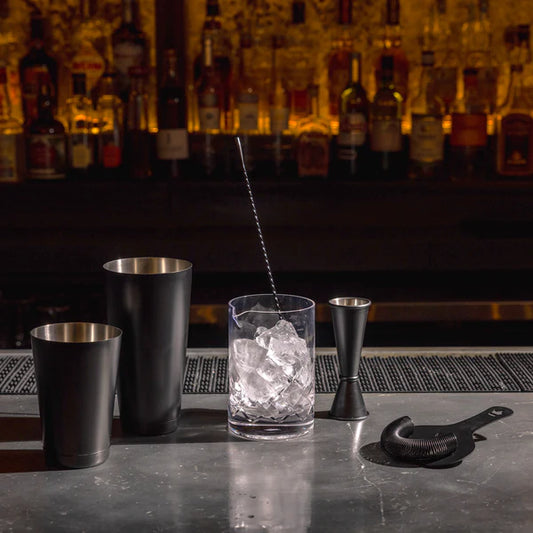 ESSENTIAL COCKTAIL SET MATTE BLACK