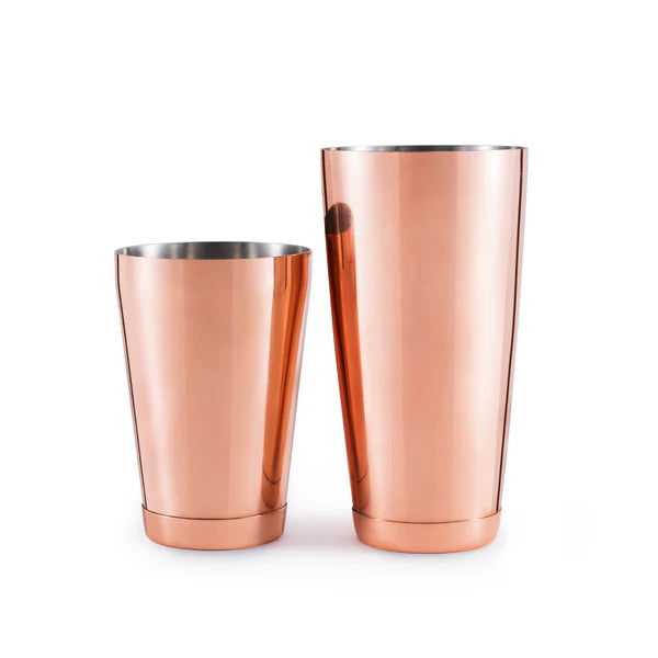 SET OF KORIKO® WEIGHTED SHAKING TINS COPPER-PLATED