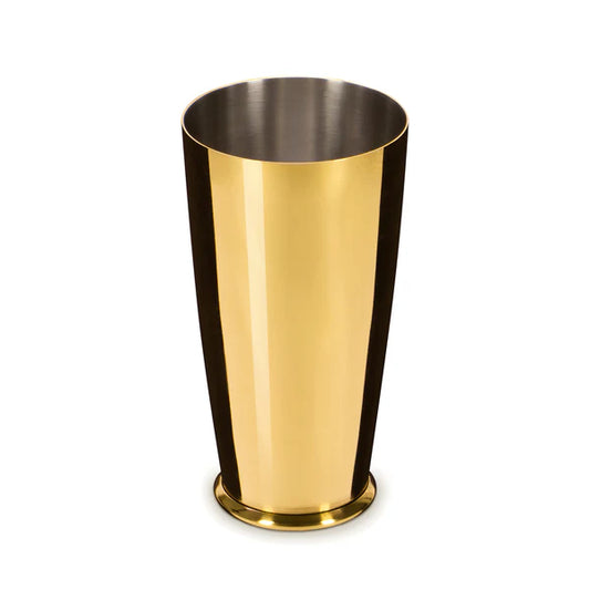 LEOPOLD™ LARGE WEIGHTED SHAKING TIN GOLD-PLATED / 28oz